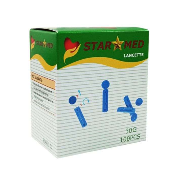 starmed-starmed-lancette-100-pieces-glycemie.jpg STARMED LANCETTE 100 PIECES – Image 1
