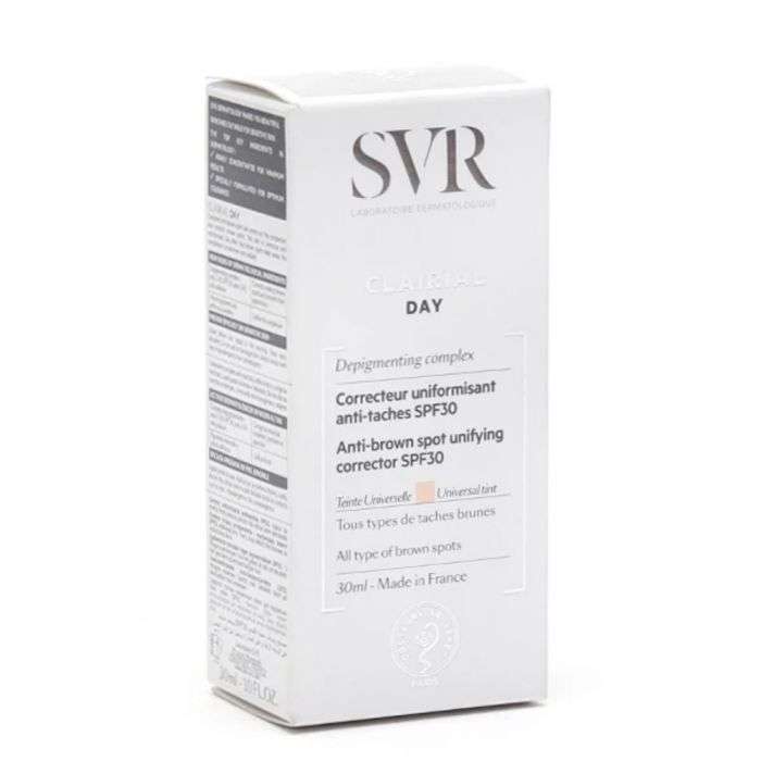 svr-svr-clairial-day-correcteur-uniformisant-anti-taches-spf30-30-ml-cremes-depigmentantes.jpg SVR CLAIRIAL DAY CORRECTEUR UNIFORMISANT ANTI TACHES SPF30 30 ML – Image 1