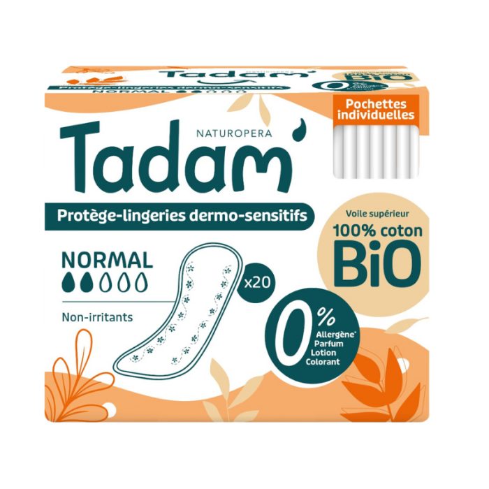 tadam-tadam-20-serviettes-dermo-sensitives-normal-coton-bio-non-irritants-protections-hygieniques-et-toilette-intime.jpg TADAM 20 SERVIETTES DERMO SENSITIVES NORMAL COTON BIO NON IRRITANTS – Image 1