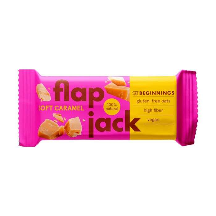 the-beginnings-flapjack-soft-caramel-60g.jpg THE BEGINNINGS FLAPJACK SOFT CARAMEL 60G – Image 1