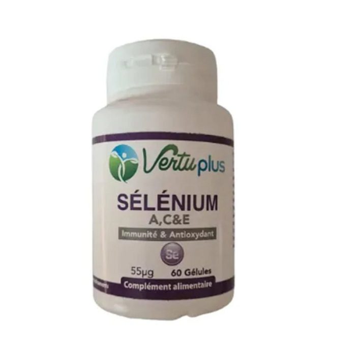 vertuplus-vertuplus-selenium-immunite-antioxydant-60-gelules-defenses-immunitaires.jpg VERTUPLUS SELENIUM IMMUNITE ANTIOXYDANT 60 GELULES – Image 1