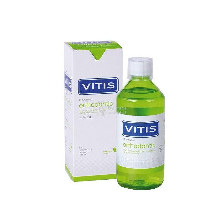 vitis-vitis-orthodontic-bain-de-bouche-150-ml-bains-de-bouche.jpg VITIS ORTHODONTIC BAIN DE BOUCHE 150 ML – Image 1