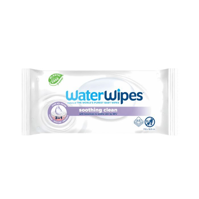 waterwipes-lingettes-soothing-clean-pack-de-48.jpg WATERWIPES LINGETTES SOOTHING CLEAN PACK DE 48 – Image 1