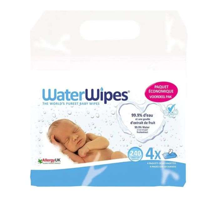 waterwipes-pack-lingettes-bebe-pack-de-4-x-60.jpg WATERWIPES PACK LINGETTES BEBE PACK DE 4 X 60 – Image 1