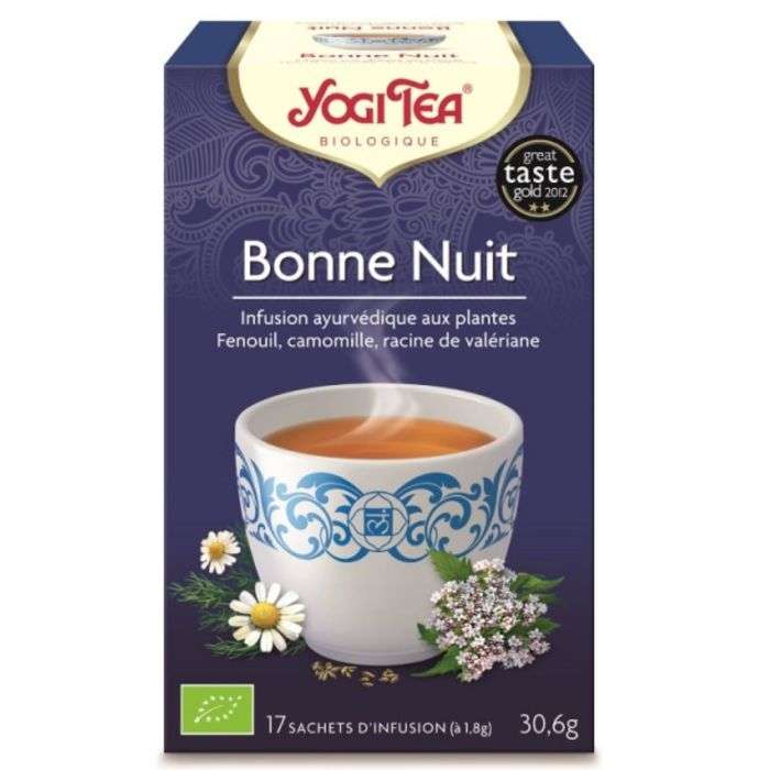 yogi-tea-bonne-nuit-17-sachets.jpg YOGI TEA Bonne Nuit 17 sachets – Image 1