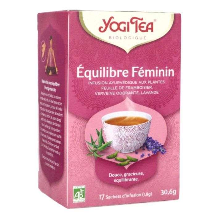 yogi-tea-equilibre-feminin-172-g.jpg YOGI TEA EQUILIBRE FEMININ 17*2 G – Image 1