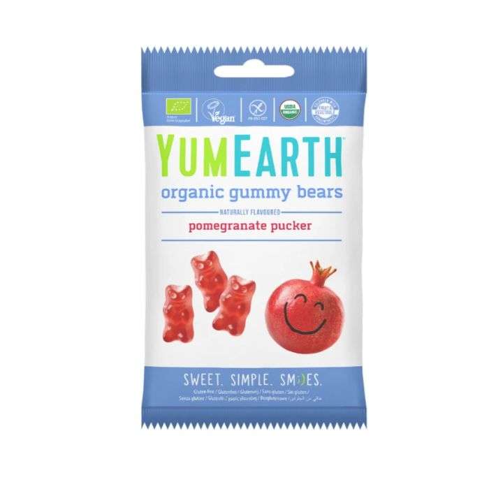 yumearth-gomme-oursons-bio-saveur-grenadine-50-g.jpg YUMEARTH GOMME OURSONS BIO SAVEUR GRENADINE 50 G – Image 1